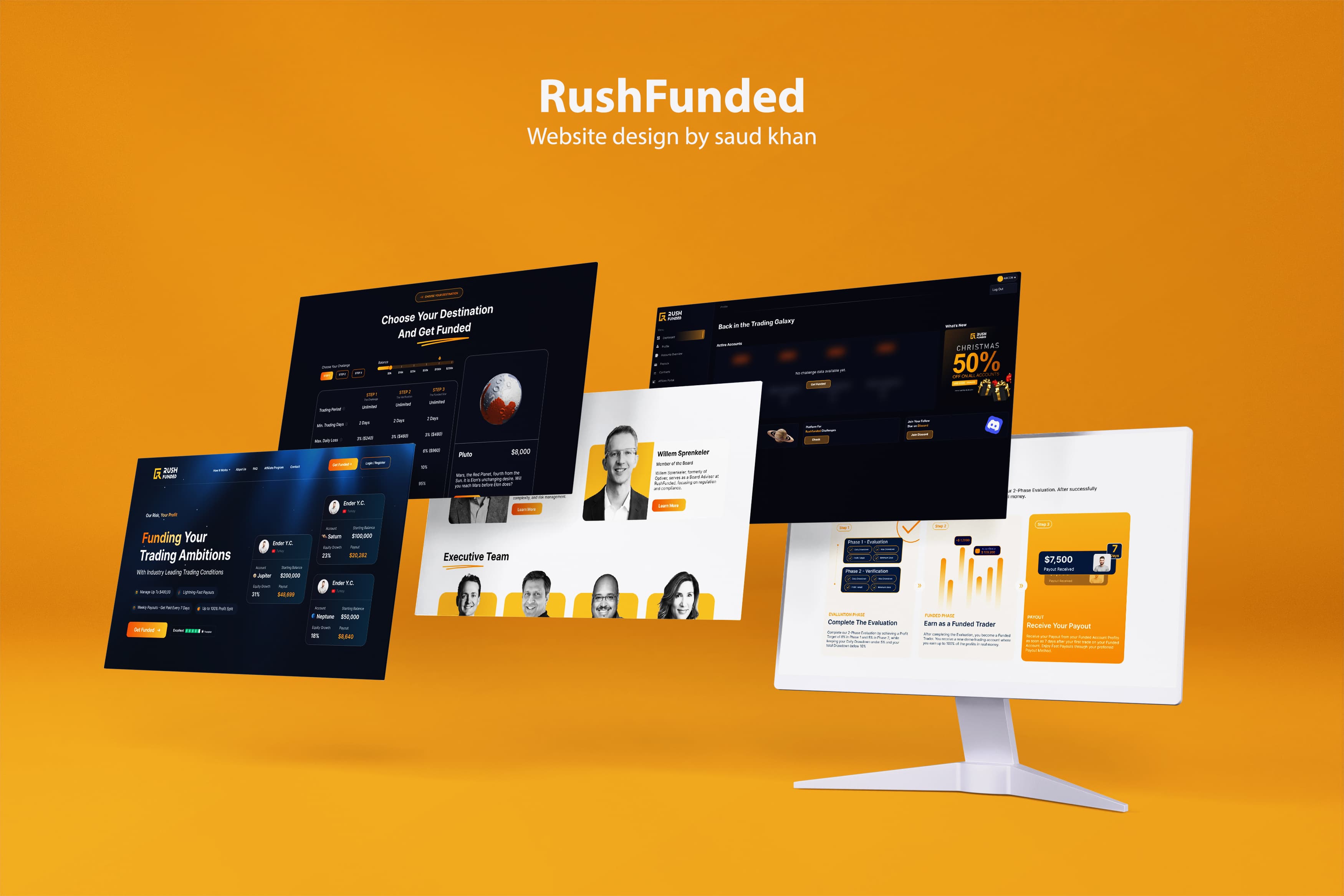 RUSHFUNDED - TRADING PLATFORM